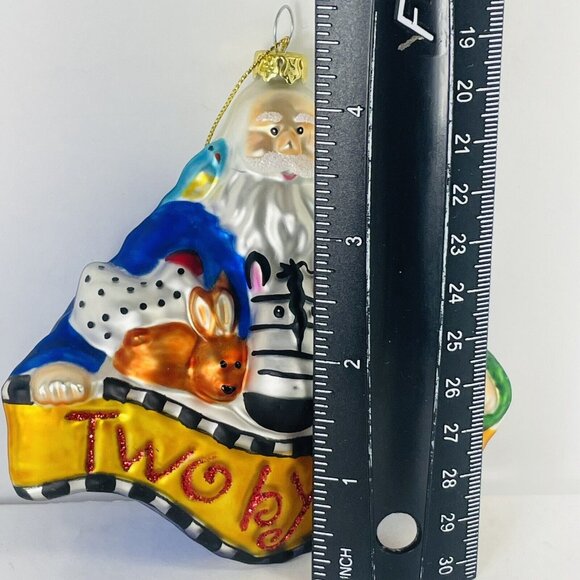 Noah’s Ark Two by Two MERCURY GLASS CHRISTMAS Tree Animal ORNAMENT Arc - Picture 4 of 8